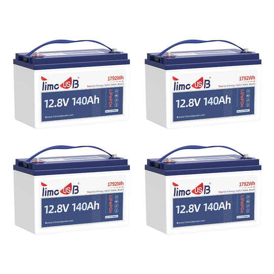 12V 140Ah Lithium Battery 4 pack