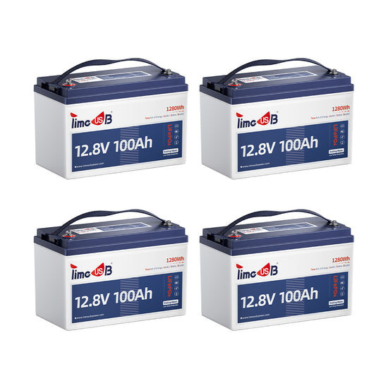 4 pack of Timeusb 12V 100Ah TM Battery for Trolling Motor