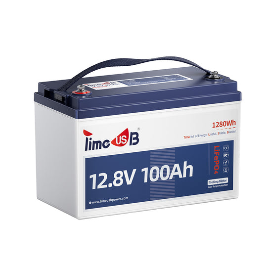 Timeusb 12V 100Ah TM Battery for Trolling Motor