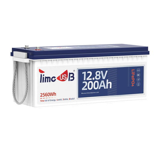 Timeusb 12V 200Ah LiFePO4 battery