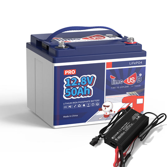 Timeusb 12V 50Ah Lithium Battery Pro charger