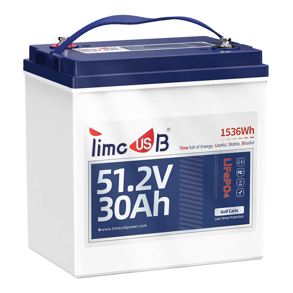 Timeusb 51.2V 30Ah golf cart battery