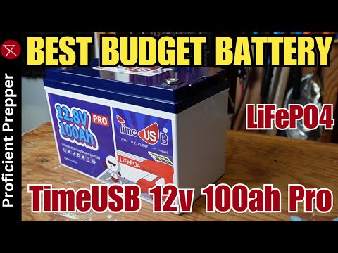 【🎄Christmas Sale】Timeusb 12V 100Ah LiFePO4 Battery Pro