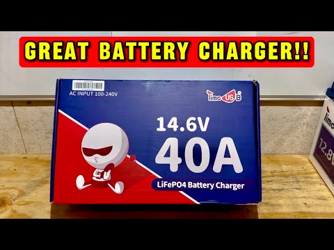 【🎣Ice Fishing Sale】Timeusb 14.6V 40A Fast Charging LiFePO4 Battery Charger