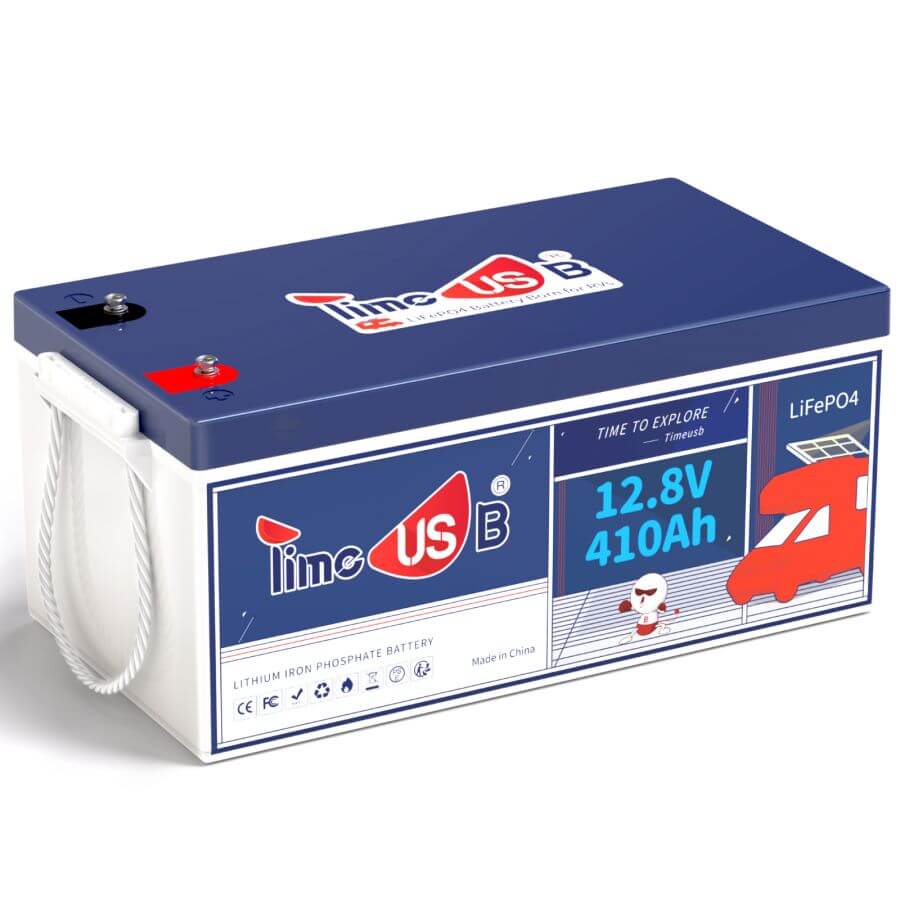 Second-hand Timeusb 12V 410Ah LiFePO4 battery